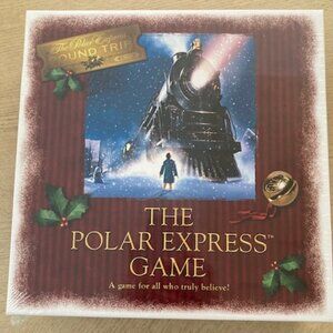 New and package sealed! The Polar Express Game w/Brass Sleigh Bell!